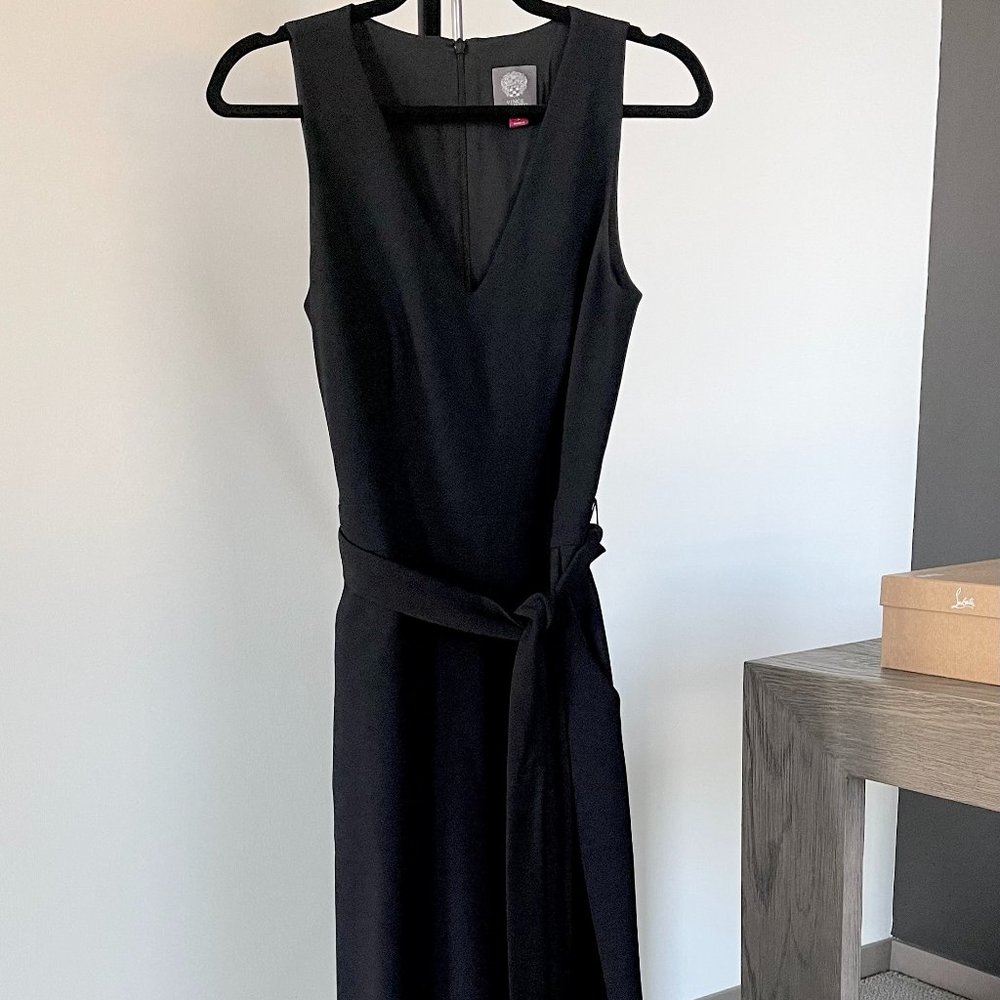 Black Sleeveless Jumpsuit